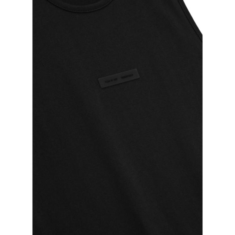 Fear of God Essentials FW25 Spring Drop 2 Vintage Fit Tank Men Tops Jet-Black 125SP254230F