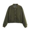 Foreign trade Europe, America, spring and autumn casual versatile long-sleeved single-breasted soft pilot short jacket