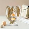 Angel Ornament Acrylic Decorative Statue White Christmas Ornament Easy To Install Purity Symbol Christmas Decor