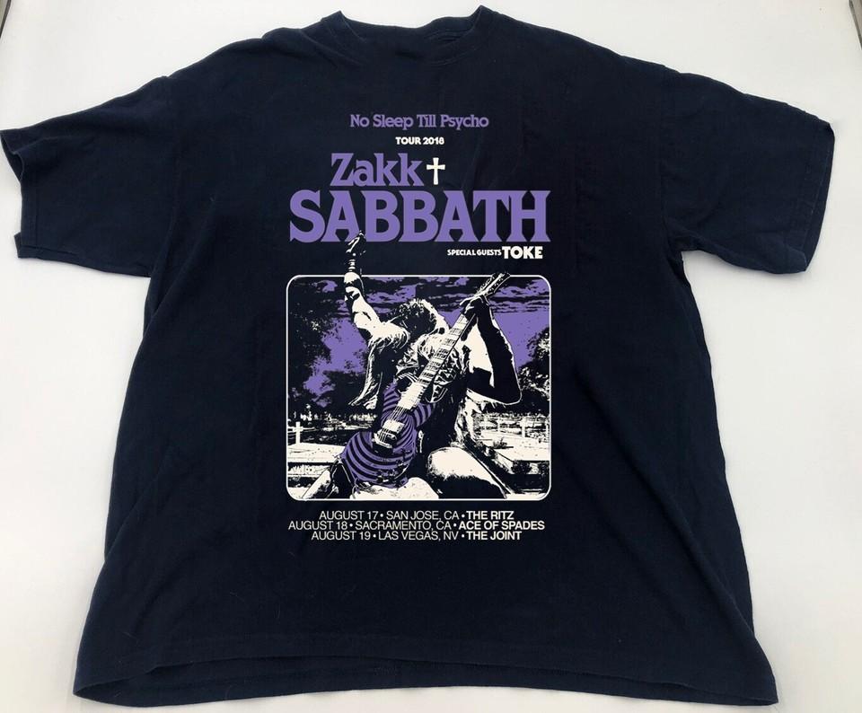 Zakk Sabbath Tour 2019 Short Sleeve Black All Size Tshirt S to 5XL S