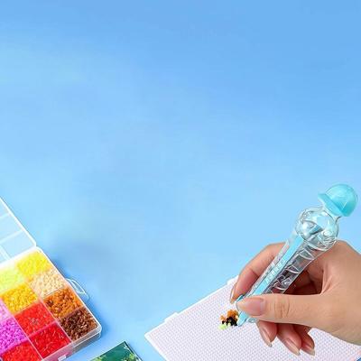2.6mm Tip Bead Placement Pen Press Crafts Maker Perler Hama Beads Pen Automatic DIY Beads Craft Projects Bead Placement Tool