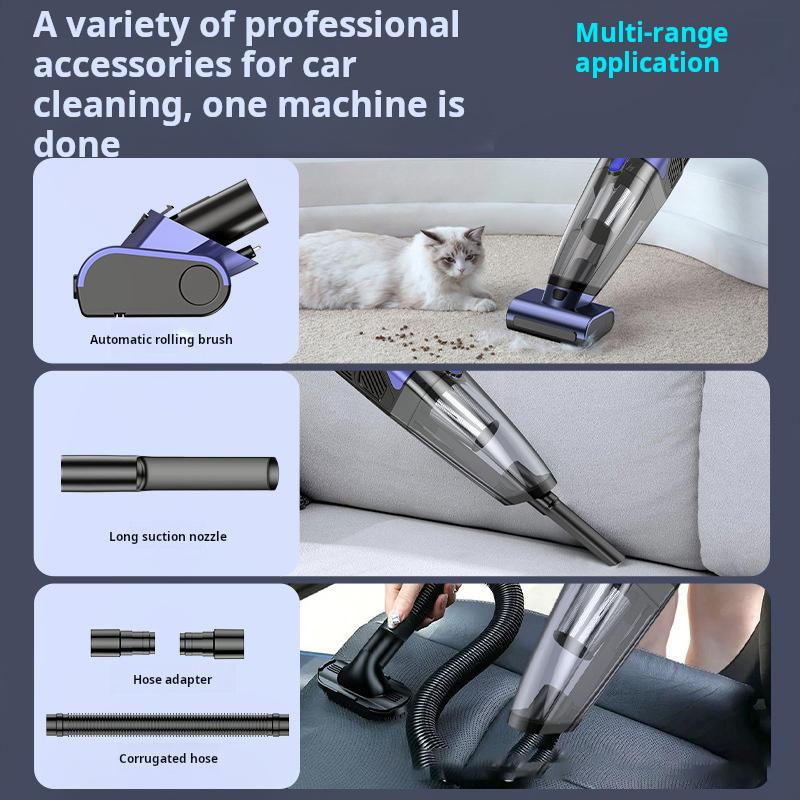 10000PA Car Vacuum Cleaner Powerful Wireless Auto Vacuum Cleaner Strong Suction Handheld Wireless Vehicle Vacuum Cleaner for Car
