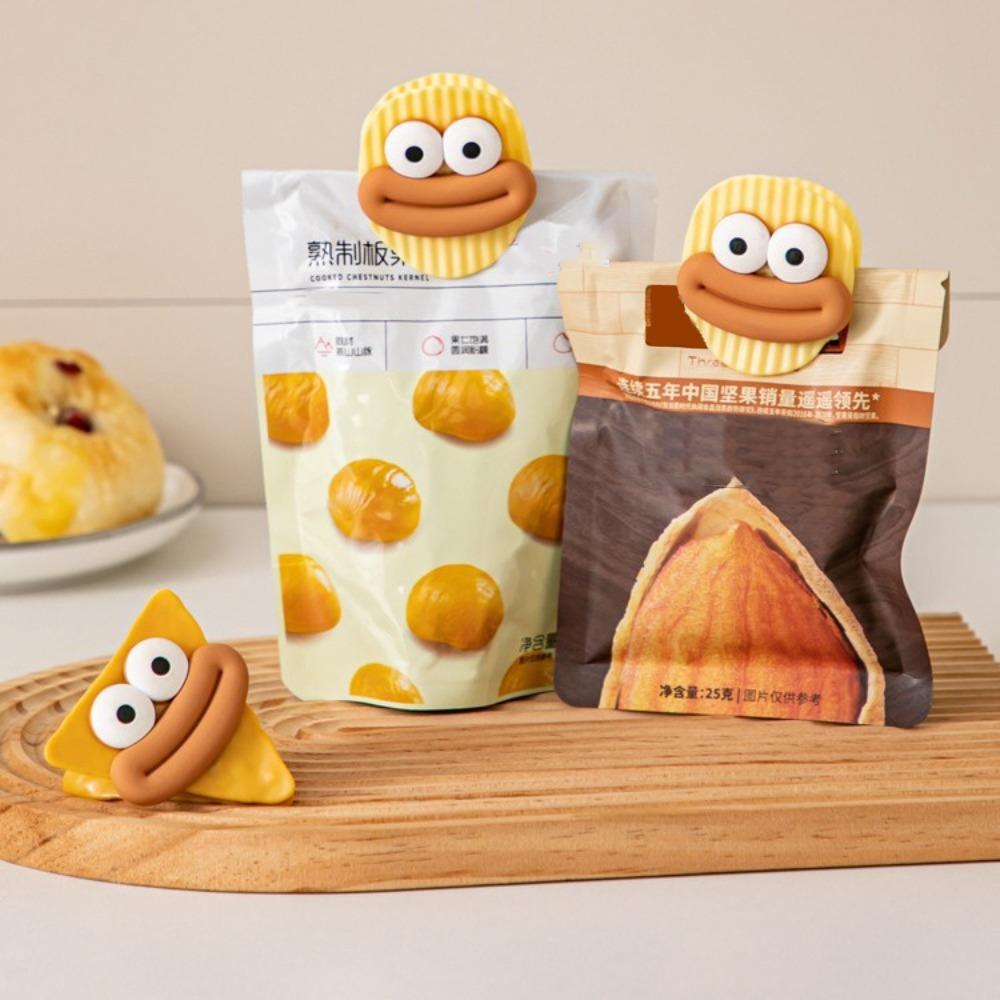 Non-slip teeth Snack Bag Clip Large Opening Moisture-proof Sealing Clip Kitchen Food Sealing Clip