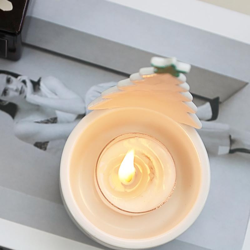 Ceramic Christmas Candle Holder for Holiday Decor Tealight Candle Stand Christmas 2025 News Decoration