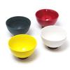 Casual Life Mino Ware Rice Bowl with Ichinen K131044 (Kakuni) Ring, White,