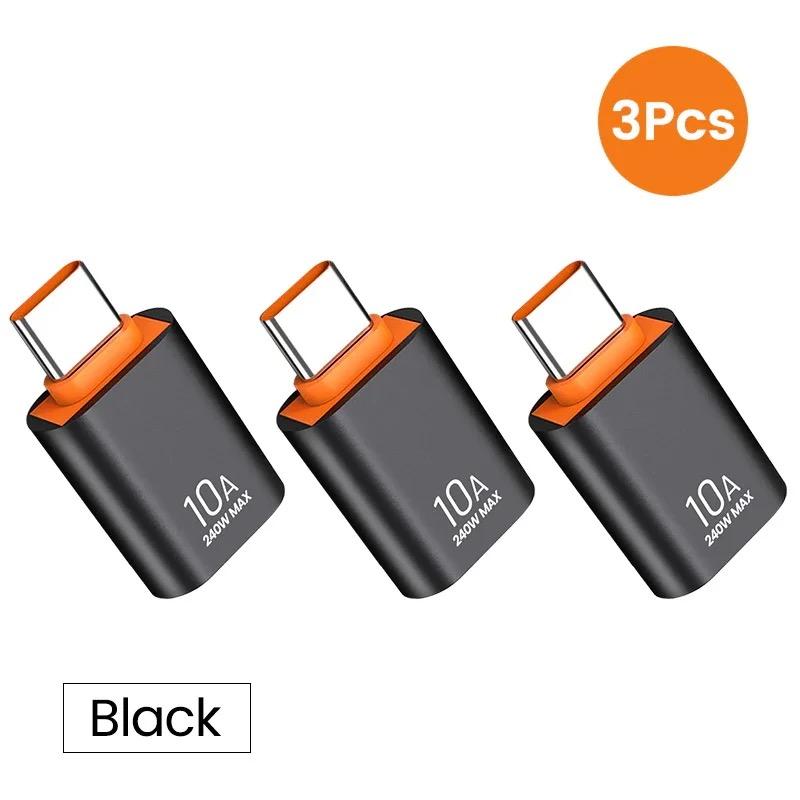 USB 3.0 Type-C Data Adapter Type C 10A OTG USB C Male To USB Female Converter For Macbook Xiaomi Samsung S20 Fast OTG Connector