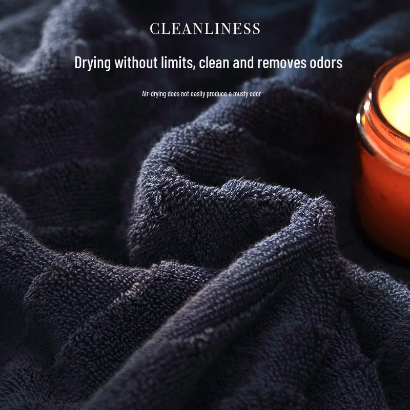 7A Antibacterial Premium Pure Cotton Thick Bath Towel - 2025 Style - Absorbent, Shed-Free, Perfect for Couples