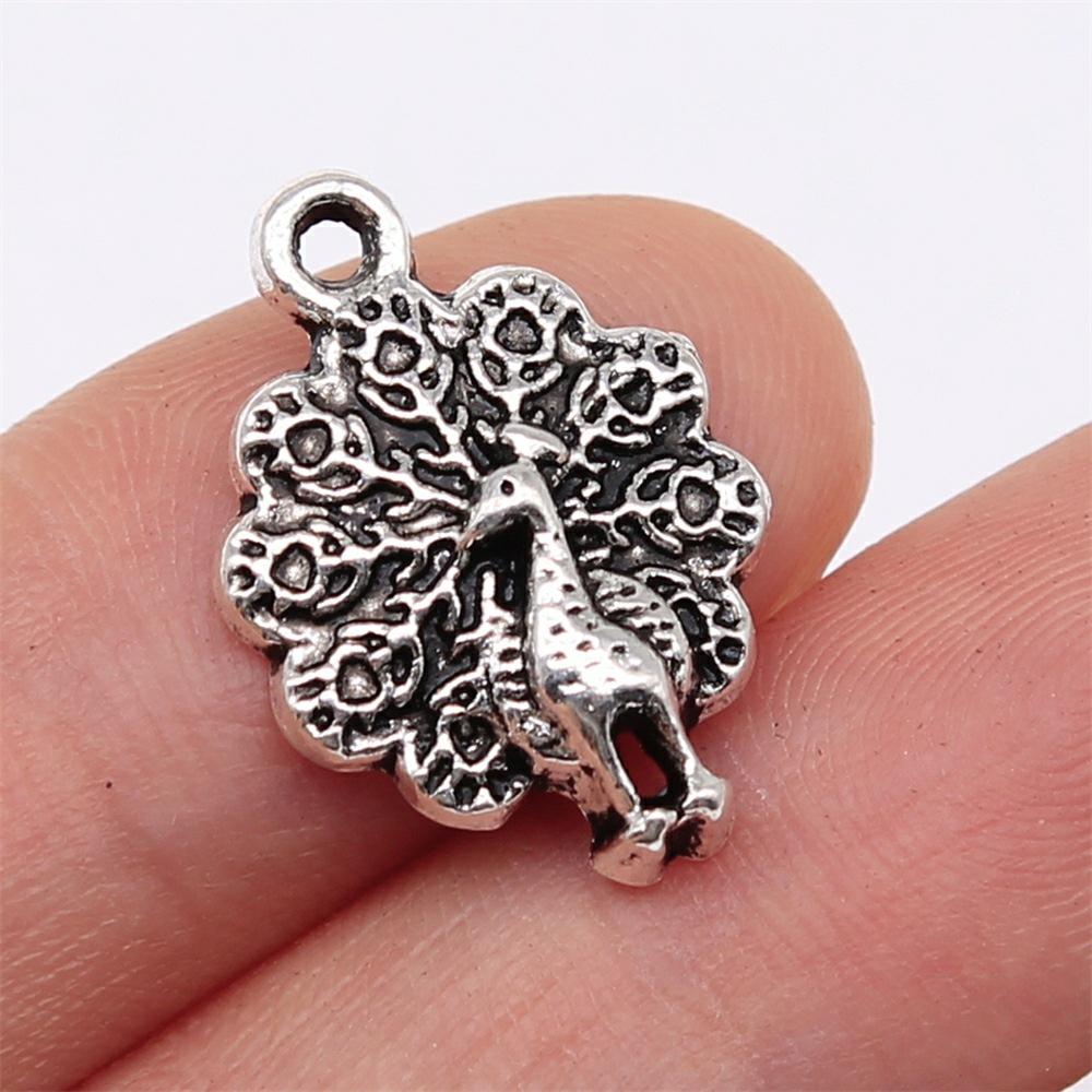 10pcs Bird Charms Antique Silver Color Bird Charms Pendants For Bracelets Flying Bird Charms Making Jewelry