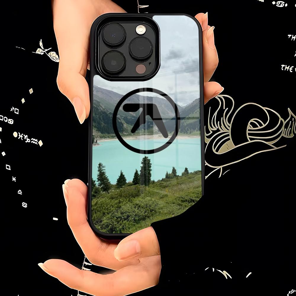 Aphex Twin Symbol Logo Phone Case PC+TPU For IPhone 17 16 15ProMax 13 16 11 12 14 Pro Xs Max Mini Xr X Plus Cover