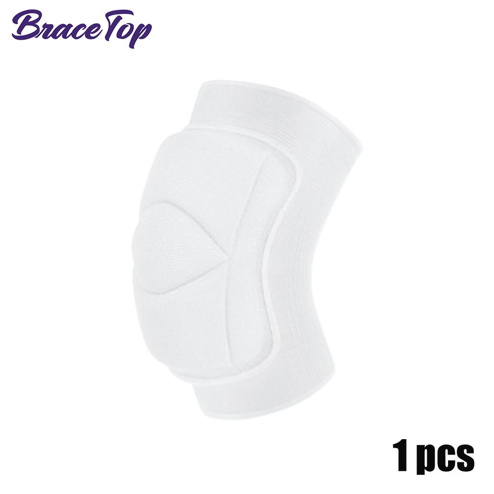 Bracetop Sports Non-Slip Knee Brace Soft Knee Pads Breathable Knee Sleeve For Dance Wrestling Gym Volleyball Basketball Running