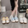 Spring soft-soled little white shoes children 2025 new embroidery sports and leisure shoes niche