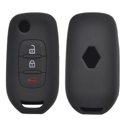 For Renault Kadjar Captur Symbol Koleos Megane 2016-2018 Key Case Cover Skin Holder 3 Button