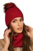 Rubbi Winter Hat and Snood Set, Red