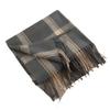 British Style Maillard Brown Brown Plaid Warm Scarf High End Atmosphere Couple Scarf Women's Imitation Cashmere