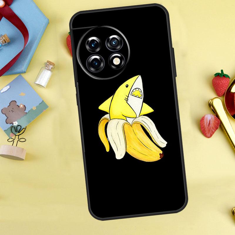 Cartoon Cute Fruit Yellow Banana Case For OnePlus 15 13 13R 13T 12 12R 11 10 9 10R 10T 8T Nord 5 CE 4 2 3 Lite N20 N30 Cover