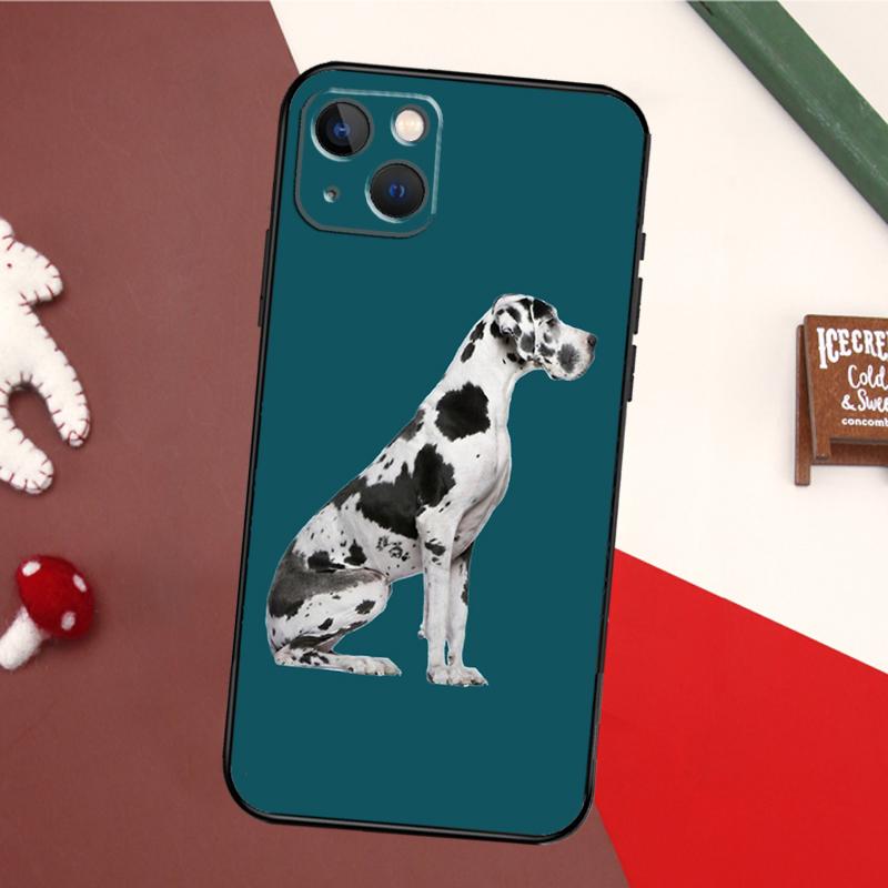 

Great Dane Dog Watercolor Case For iPhone 16 Pro Max 14 13 12 11 15 17 Pro Max mini 15 16 Plus 16e 17 Air Back Cover iPhone 16Pro MAX