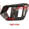 Compatible For Ford Focus RS 2015 2016 2017 2018 Car Exterior Accessories Fog Lights Frame Fogs Lamp Cover Grille Carbon Fiber Look(1PCS right side)
