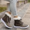 Women's Winter Furry Slip-Resistant Platform Sneakers/Boots - Thick Platform Height Increase