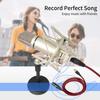 Professional USB A Male to 3Pin Female Connection Cable Portable Studio Recording Line for Dynamic Microphones