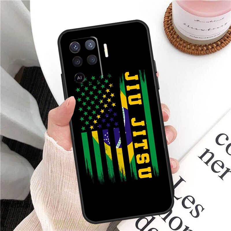 BJJ Brazilian Jiu Jitsu Case For Oppo A38 A80 A60 A40 A78 A18 A98 A58 A96 A76 A16 A94 A74 A54 A15 A17 A57 A77 A5 Pro