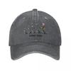 Lucky Luke Arrested Dalton Brothers Baseball Cap for Unisex WoUnisex Distressed Denim Snapback Cap Outdoor Summer Gift Hats Cap