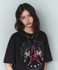 Ledeoli Emblem Star Oversized Short Sleeve T-Shirt [Black]