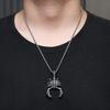 Stainless Steel Scorpion Pendant Necklace - Men's Punk Jewelry Gift.