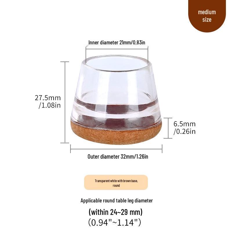 Silicone Chair and Table Leg Covers - Silent, Non-Slip Protection for Furniture