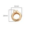 Copper Round Versatile Universal Pearl Buckle Clasps Lobster For DIY Accessories Jewelry Making