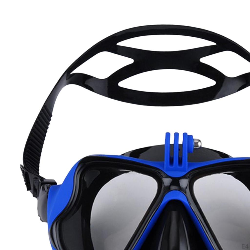 Diving Mask Swimming Camera View Fits Perfectly Over Anti-Fog Goggles for