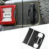 Carbon Fiber Tailgate Door Handle Panel Cover Trim for 2018-22 Jeep Wrangler JL
