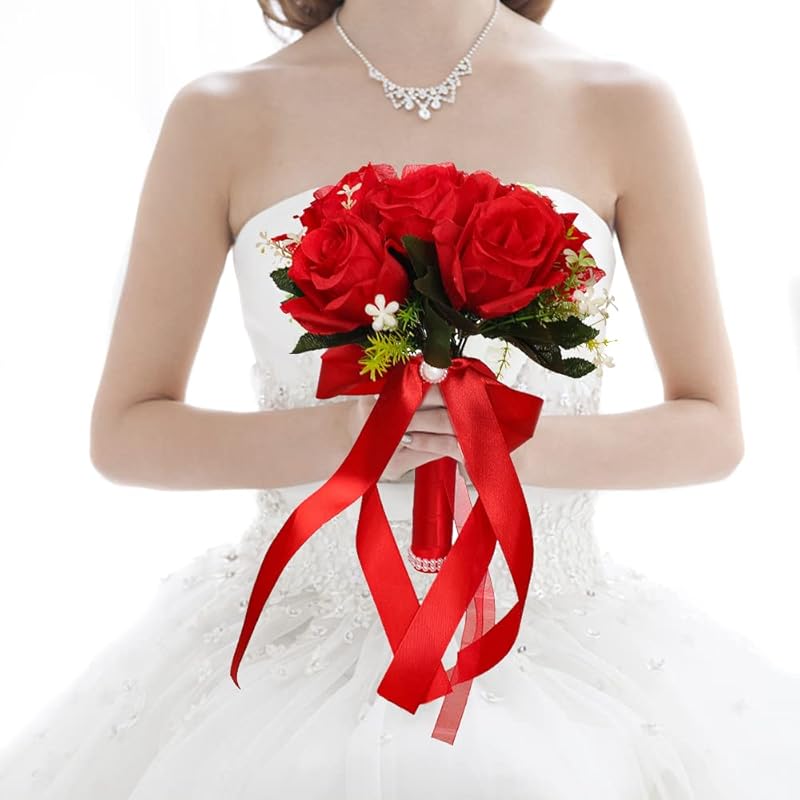 

Букеты невесты для свадьбы, Серия «Лес», Искусственные шелковые розы, Свадебный букет, Цветы для подружки невесты, Свадебные аксессуары для красный