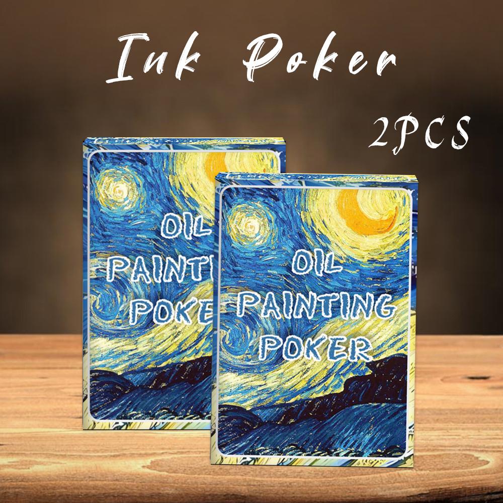 

1/2 шт. Вінтажні гральні карти, Вінтажні гральні карти для настільної гри, Круті гральні карти, Вінтажний стиль, Ігрова вечірка, Настільні ігри синій