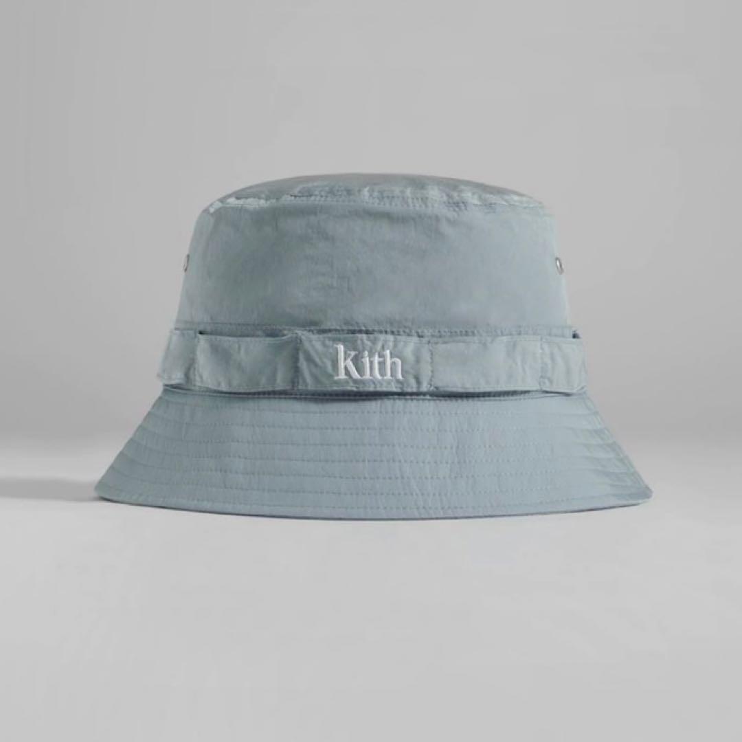 Used Kith Wrinkle Nylon Serif Bucket Hat