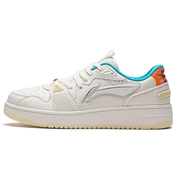 Li-Ning Classic Leisure White Blue Men s AGCS083-2 EU 39⅔