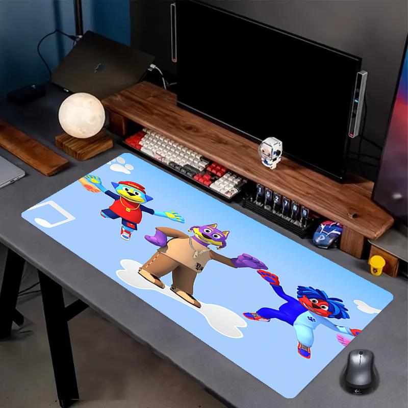 Doggyland Theme Mouse Pad, Non Slip Rubber Base, Multifunctional Office & Home Decor, Perfect for Workspace Personalization.
