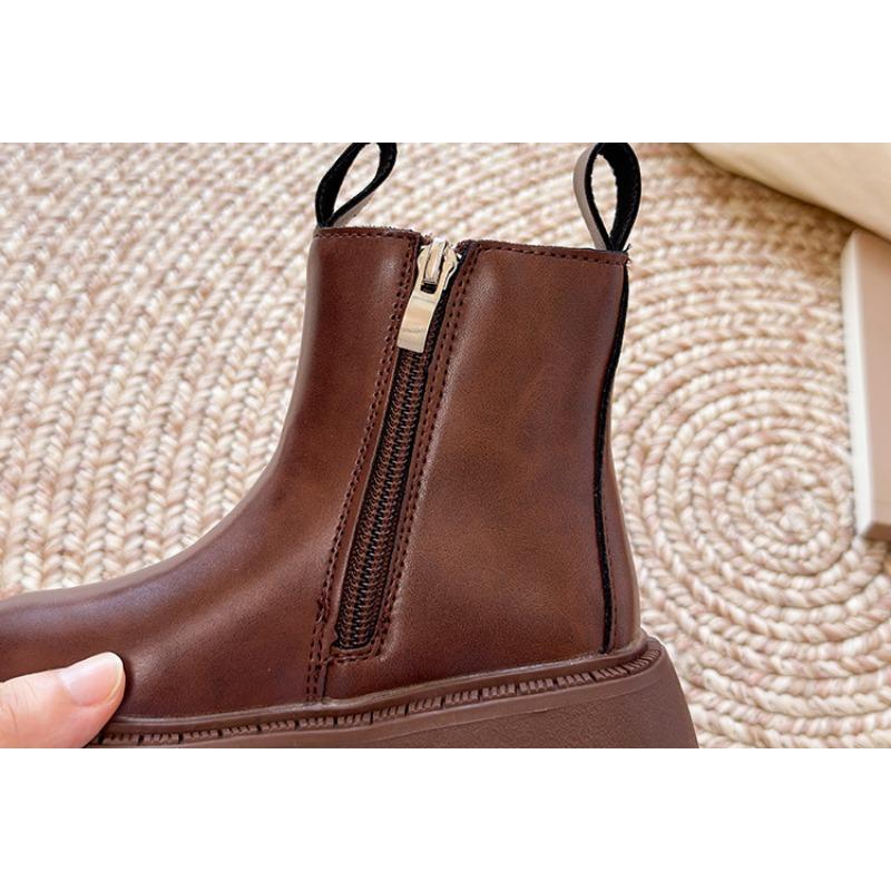 Girls Martin Boots Autumn Short Boots British Style Kids Fashion Boots