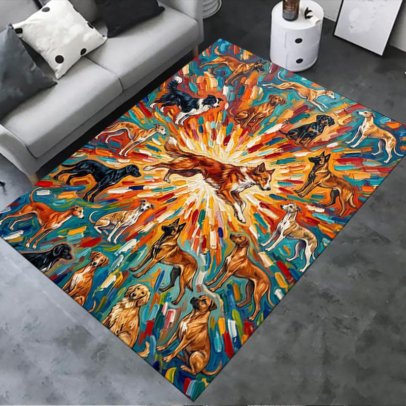 2025 New Cute Puppy Carpet Rug for Living Room Bedroom Home Sofa Decoration,Kids Play Non-slip Floor Mat