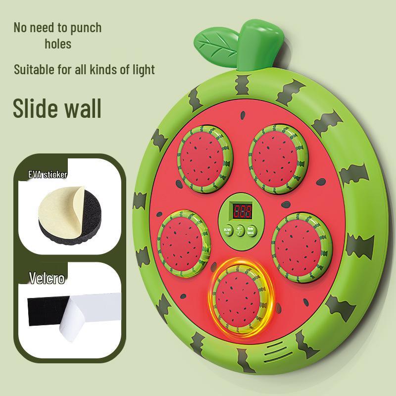 Smart Bluetooth Fruit-Themed Boxing Wall Trainer for Kids