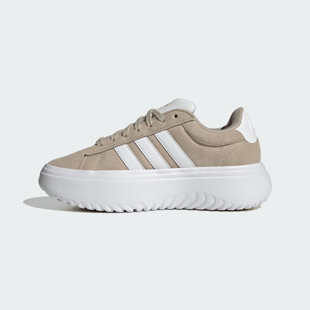 Adidas Grand Court PF Suede NIX17 Wonder White Size cm Women's Sneakers, Beige/Footwear White/Footwear (IH2408), 24.5