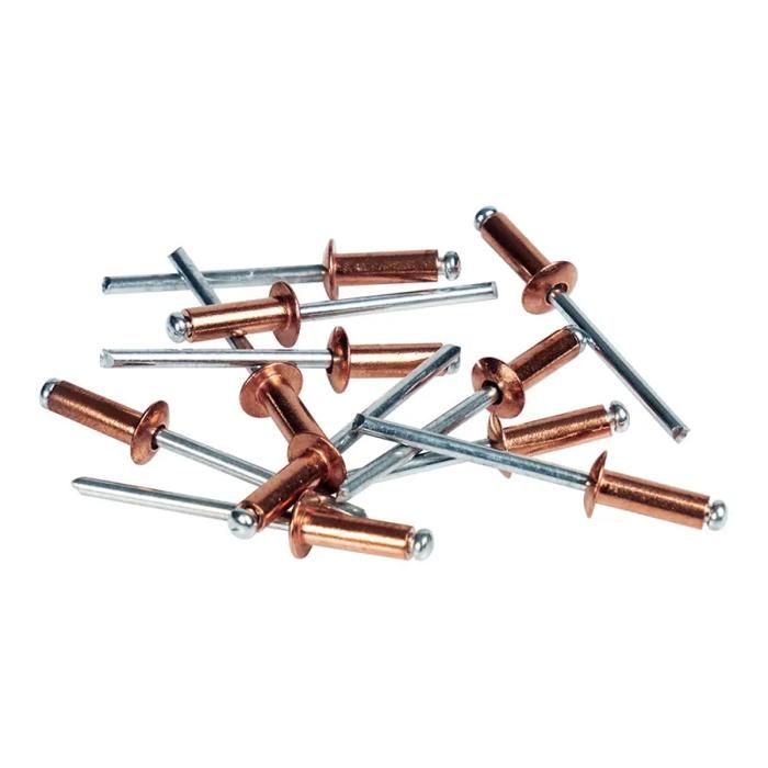 Rivets - Rapid - 5001462 - Aluminium - Cuivre - Ø 4x10 Mm - 50 Pcs