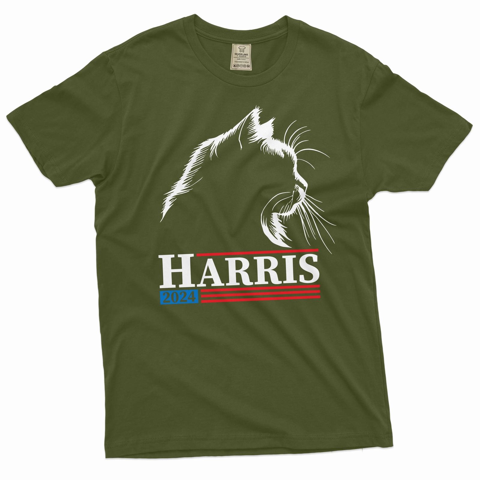 women s Kamala Harris cat Tshirt cat ladies for kamala tee harris election shirt S