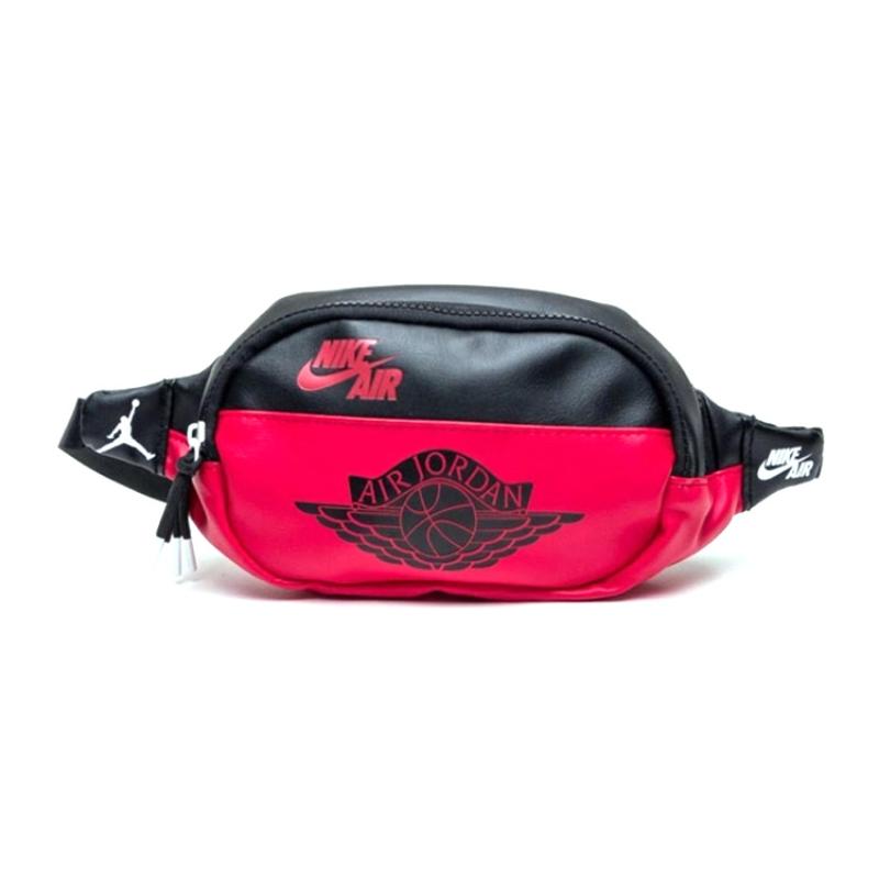 

Jordan Polyurethane Sling Bag, Crossbody Bag, Fanny Pack Regular Unisex Bred Black Red Jordan 9A0444-KR5