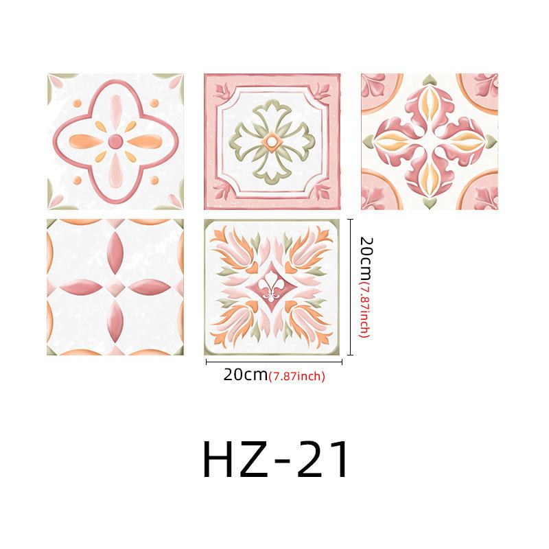 Thickened Matte Tile Sticker Self-Adhesive Wall Sticker Waterproof And Moisture-Proof Kitchen And Bathroom Renovation Wallpaper