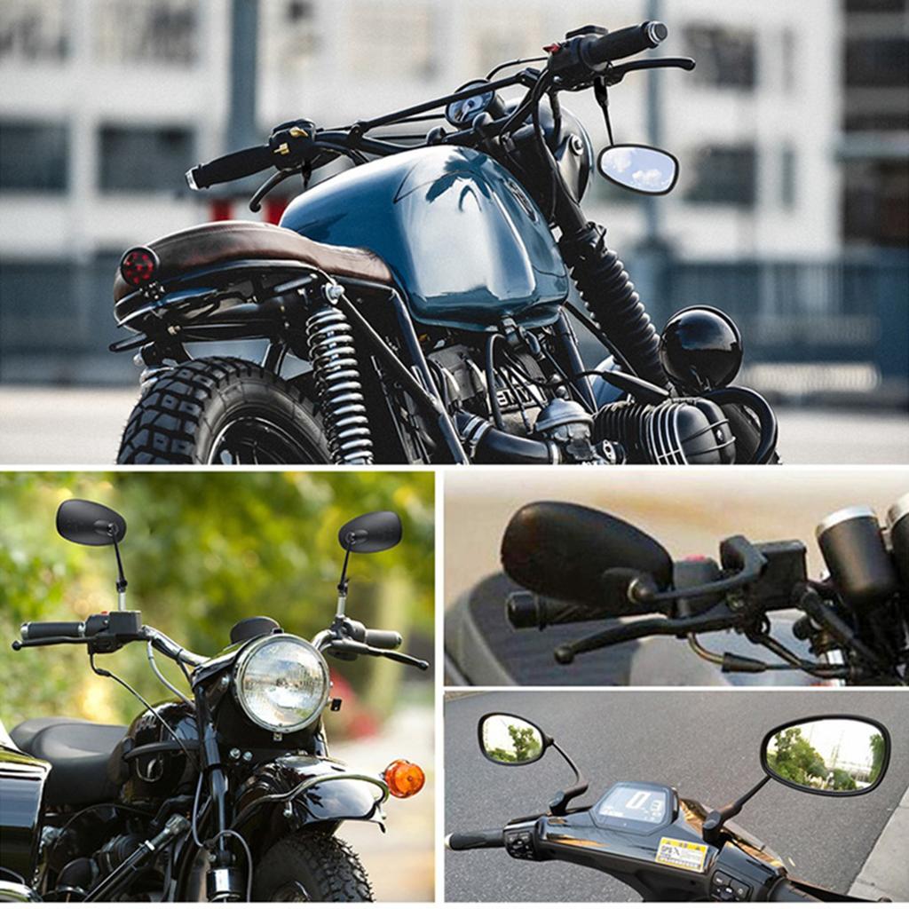 Adjustable End Motorcycle Rearview Side Motorcycle Modification Parts l Fitting for 10mm Handlebars
