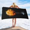 Vintage Cocktail Print Summer Beach Towel Patterned Sunscreen And Windproof Suitable For Swimming Pool Camping Travel Blanket