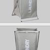Foldable Aluminum Frame Clothes Basket - Convenient Home Fabric Storage