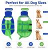 Dog Life Jacket with Design, Adjustable Pet Swim Vest with Handle for Activities