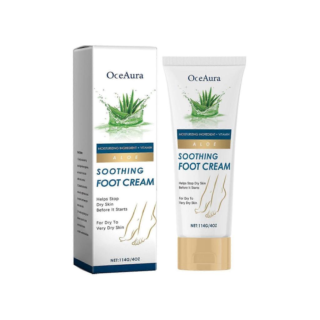 Aloe Vera Foot Cream Gentle Hydrating Nourishing Care Heel Skin Dry Rough Foot Care Cream 114g