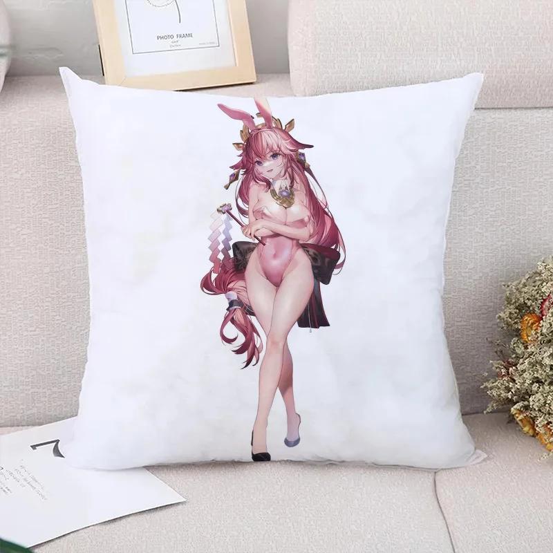 Genshin Impact Decorative Cushions for Sofa Cushion Covers Luxury Pillow Cover  Car Decoration Fall Decor Pilow Cases